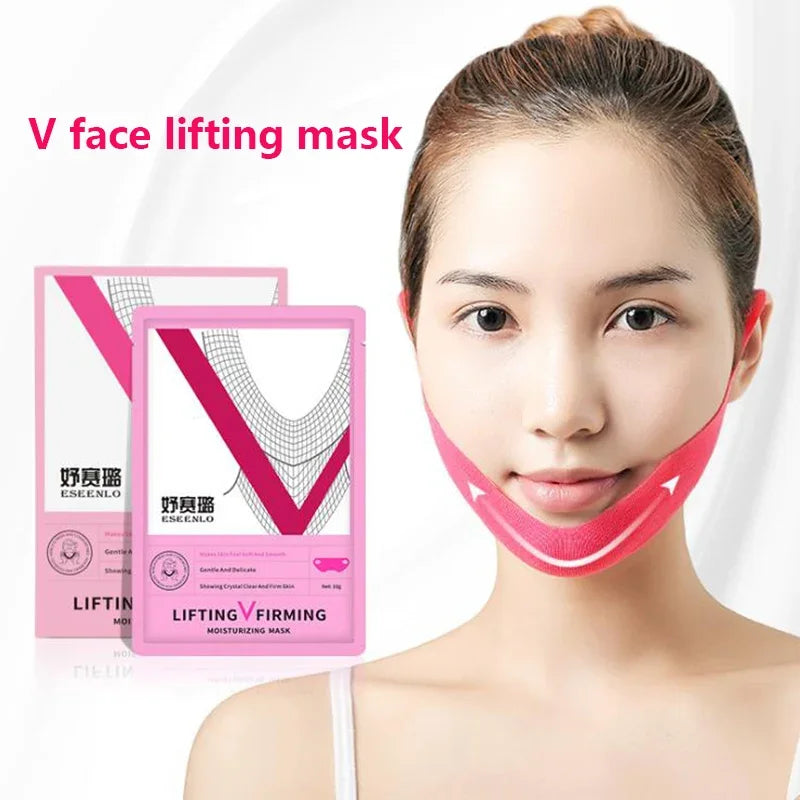 Lifting Facial Mask Face V Shape Facial Slimming Bandage Lift Up Neck Shape Mask Reduce Double Chin Face Massage Hydrate Skin