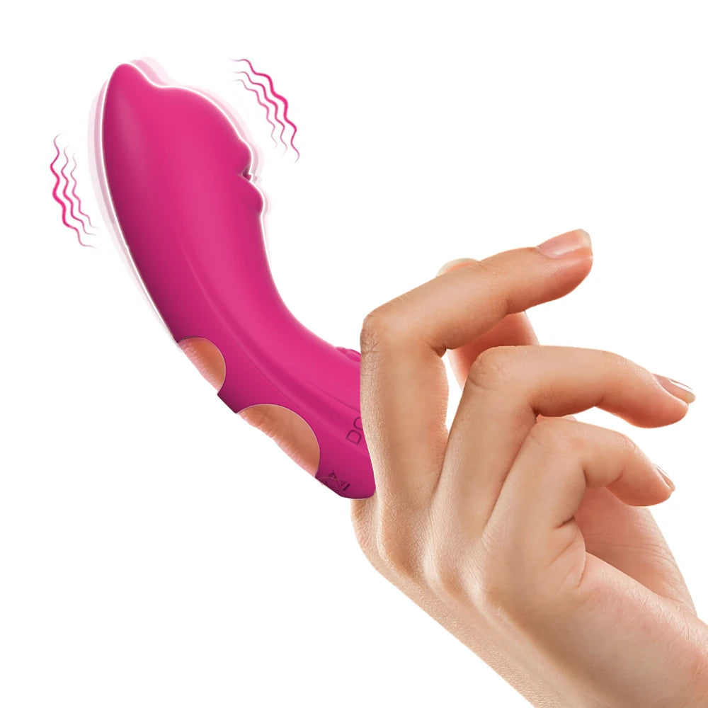 10 Speed G-Spot Finger Vibrator Clitoral Nipple Stimulation Massage Masturbator Suitable for Adult Women or Couples Sex Toy