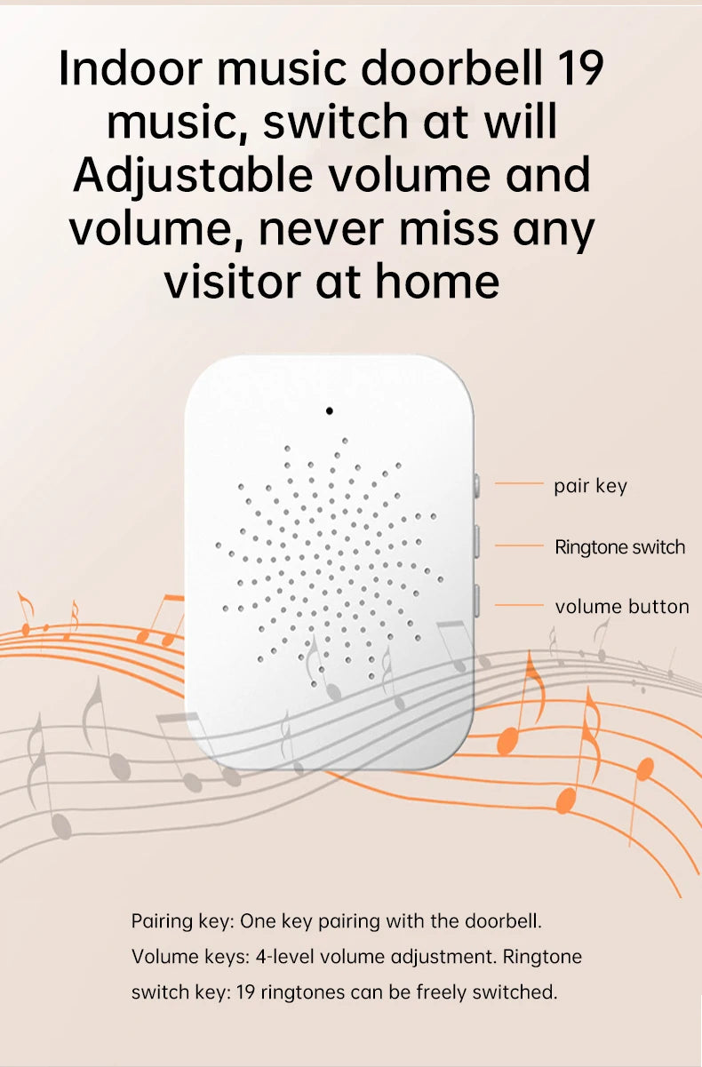 Tuya Smart Video Doorbell WiFi Wireless HD Camerabattery powered camera Security Door Bell Wi-Fi Intercom for Home Apartment
