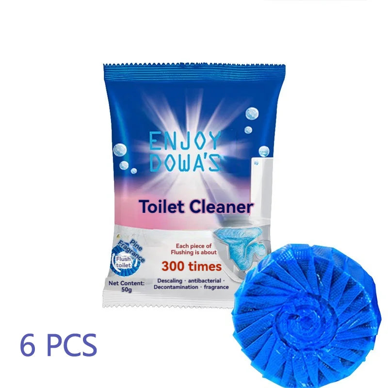 Automatic Toilet Bowl Cleaner Tablets - Continuous Release Technology, Long-Lasting Freshness