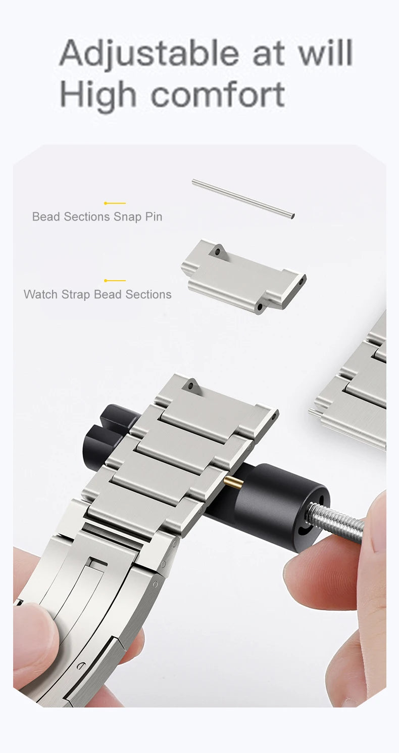 Original No Gaps Luxury Titanium Strap for Huawei Watch GT 5 Pro Metal Bracelet for Huawei Watch GT5 Pro Specialized Watch Strap