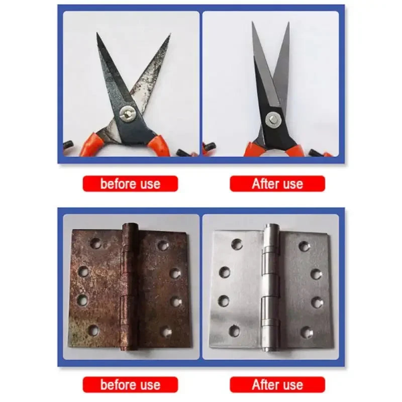 50ml Multifunctional Car Anti-Rust Remover Parts Maintenance Agent Cleani Derusting Spray Cleaner Metal Rust Remover Tool