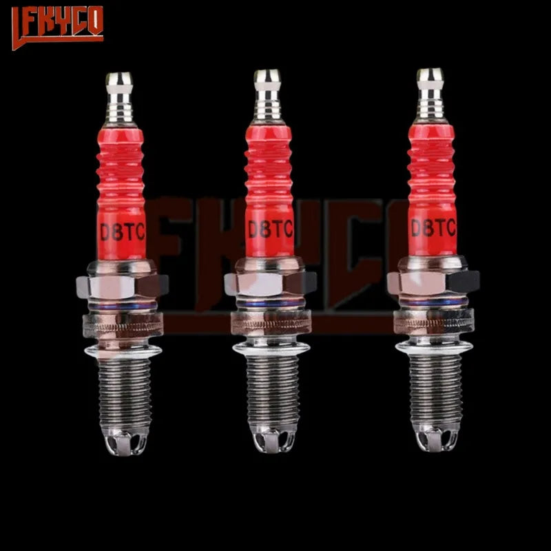 1/2/3/4/5PCS Racing Spark Plug 3 Triple Electrode A7TC D8TC For GY6 CG 50 70 110 125 150CC Motorcycle Atv Scooter Dirt Bike Kart