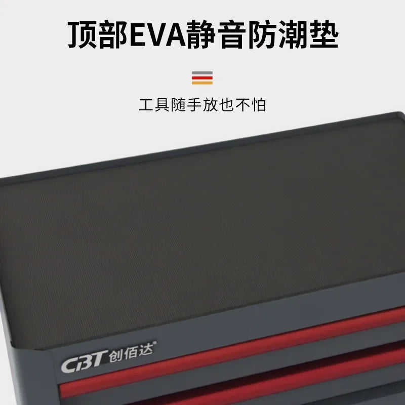 2025 hot saleAuto repair tool cart Drawer type parts cabinet Mobile trolley Hardware storage cabinet Heavy tool cabinet Cross-bo