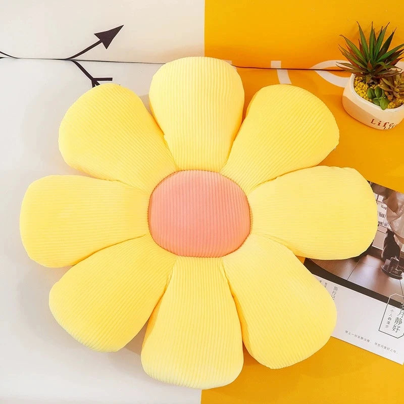 1pc soft and comfortable floral pattern pillow cushion, suitable for bedroom, dormitory, and home decoration