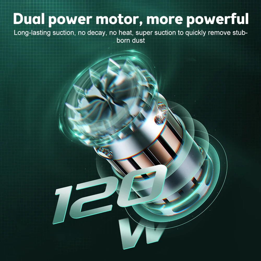 29000Pa Wireless Car Vacuum Cleaner Strong Suction Dust Catcher Cordless Handheld Wet Dry Vacuum Cleaner Air Duster For Car