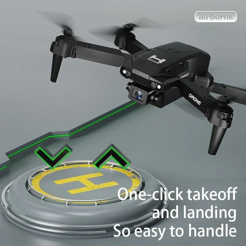 New H4 Mini Drone 4K WIFI FPV Wide Angle HD Dual8K Camera Height Hold RC Foldable Quadcopter Helicopter Toy Gift Apron Sell