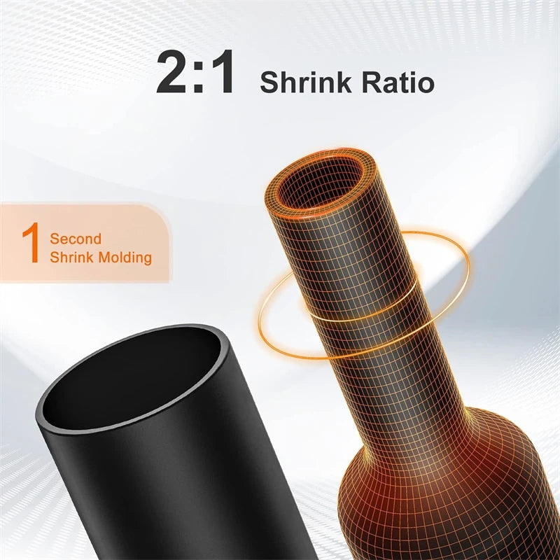 127-750pcs Heat-shrink Tubing Thermoresistant Tube Heat Shrink Wrapping Kit Electrical Connection Wire Cable Insulation Sleeving