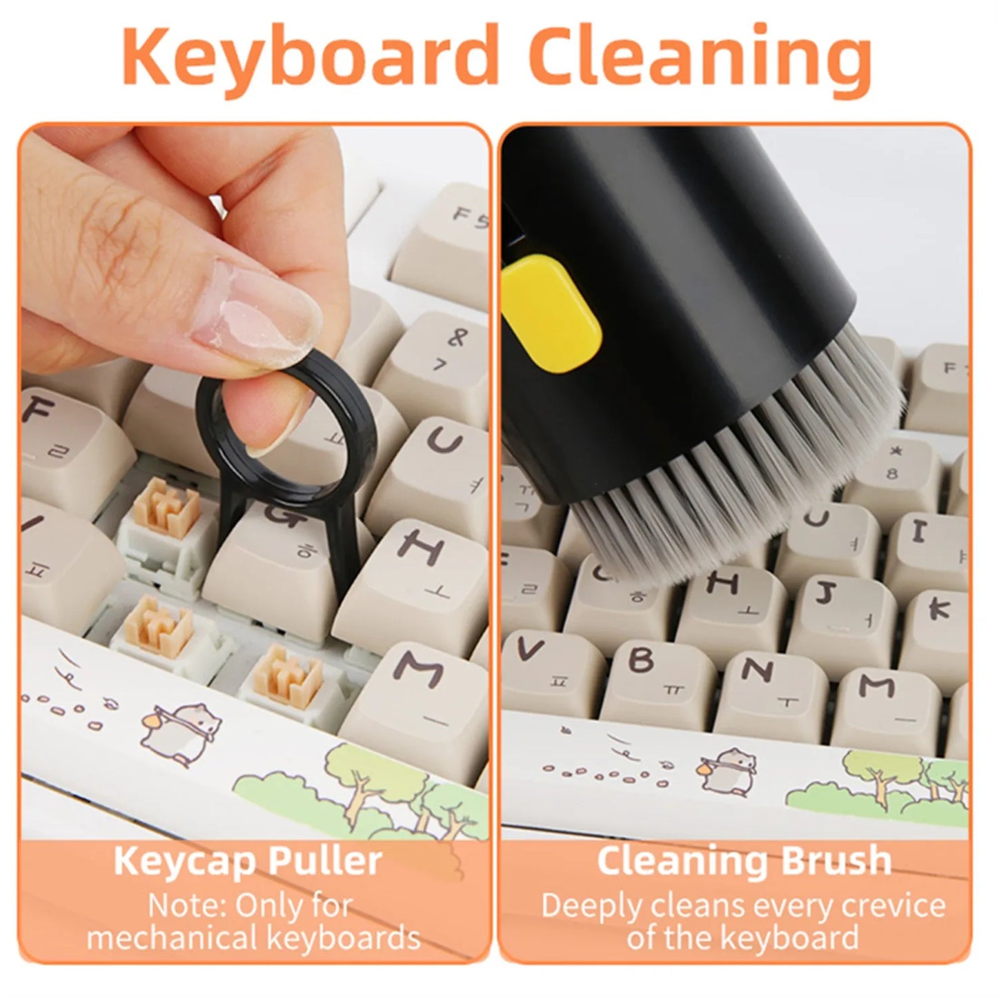 20in1 Digital cleaning kit for iPhone tablet, AirPod screen cleaner, headphone cleaning stick, computer keyboard cleaning brush