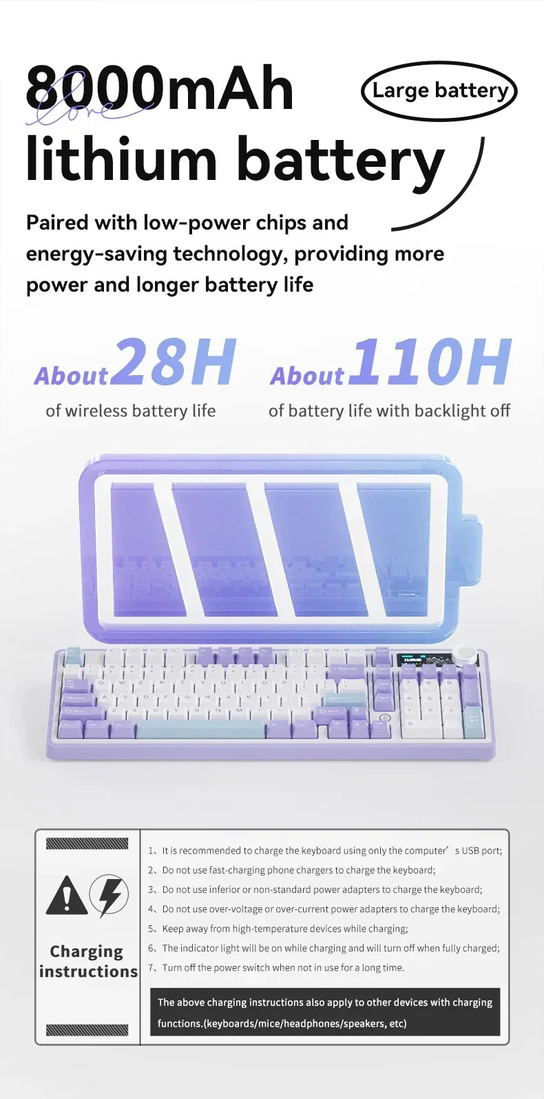 Ajazz AK980 Gaming Mechanical Keyboard Three Mode PBT Gasket Hot Swap RGB Wired Bluetooth Wireless Keyboard Game Accessories