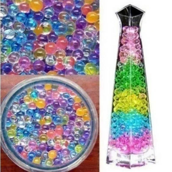 10000Pcs Water Beads Pearl Shaped Crystal Soil Water Beads Mud Grow Magic Jelly Balls Wedding Home Decor