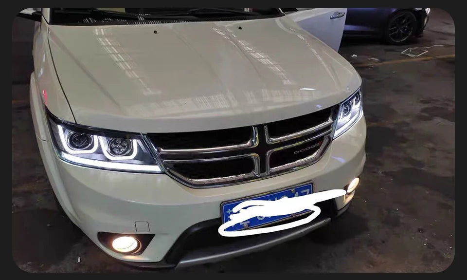 Car Lights for Dodge Journey LED Headlight 2008-2019 JCUV Head Lamp Drl Projector Lens Automotive Accessorie
