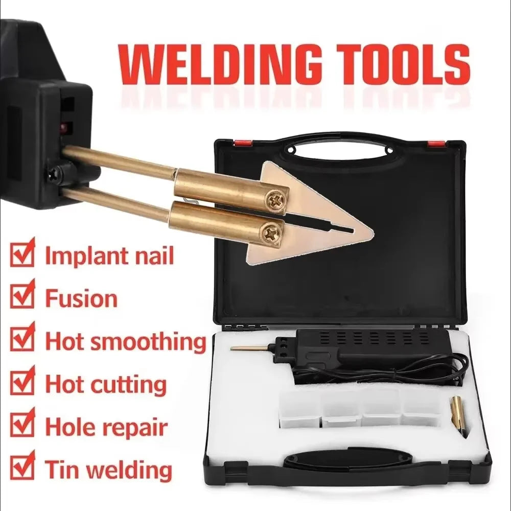 New Heat Gun Plastic Welding Machine Bumper Soldering Iron Staples Bumper Repair Car Tools Kit HOT Stapler Plastic Welder
