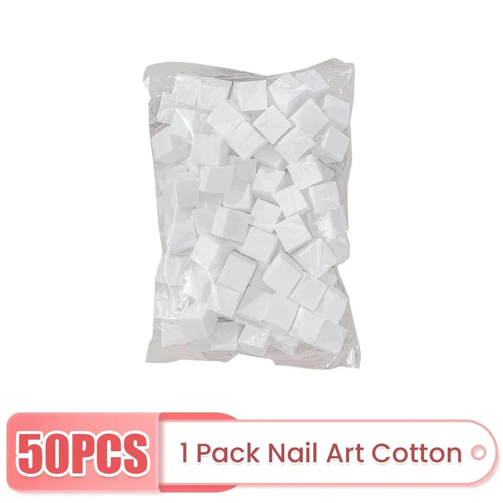 50PCS Sponge Gradient Nail Art Stamper Tools Gel Polish Color Gradient Brush Glitter Powder Dotting Pen For Manicure Accessories