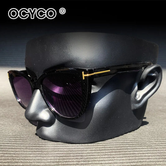 Y2k New Punk Sports Sunglasses For Men Cat Eye Women Luxury Brand Designer Sun Glasses Men's Fashion Vintage