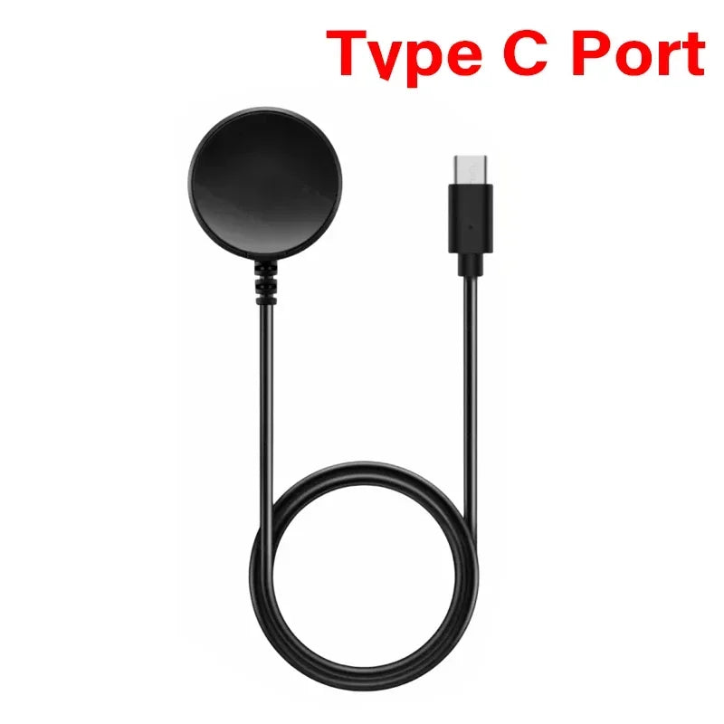 Portable USB Cable Fast Charging Dock Station Magnetic Watch Wireless Charger For Samsung Galaxy Watch 8/7/6/5pro/5/4/3 Active 2