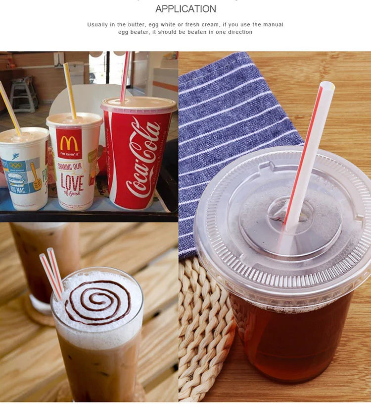 100-3000PCS Colorful & Black Drinking Kunststof Straws Bar Party Wedding Kitchen pajitas plastique Beverage Straw Wholesale