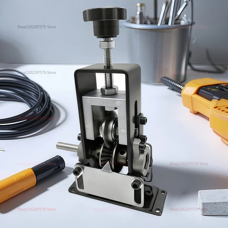 Portable Wire Stripper Tool Manual Electric Cable Peeling Machine 1-70mm Hand Crank Drill for Electricians and DIY Projects