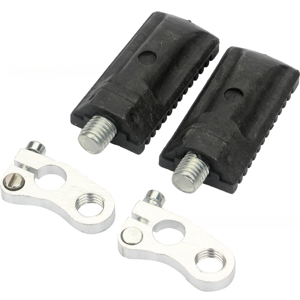 1 pair Foot pedal, foot pedal, front foot pedal Suitable for 47cc 49cc Mini Moto, Pocket bike, Quad ATV, etc.