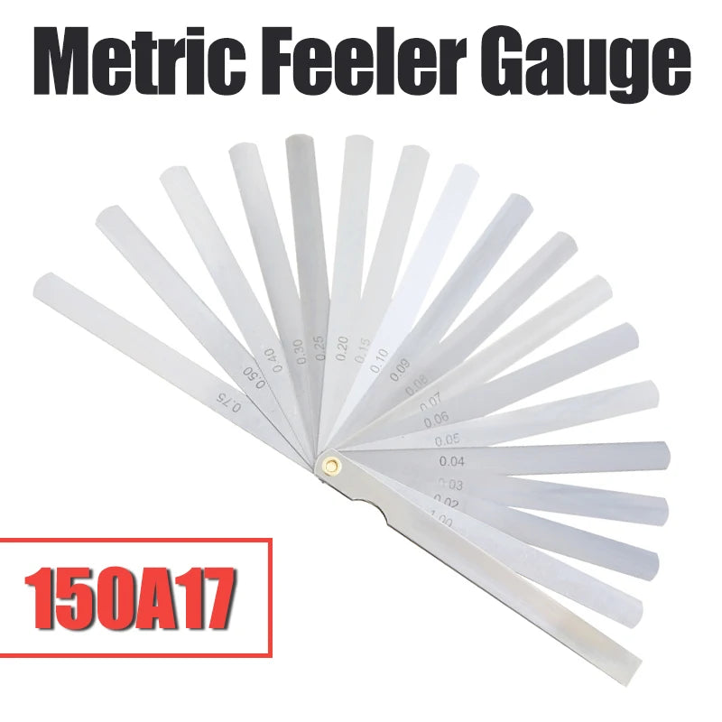 Feeler Gauge Metric Inch Spark Plug Gauge Valve Probes Filler Gauge Probe Thickness Gauge Spark Plug Gap Tools Thickness Set