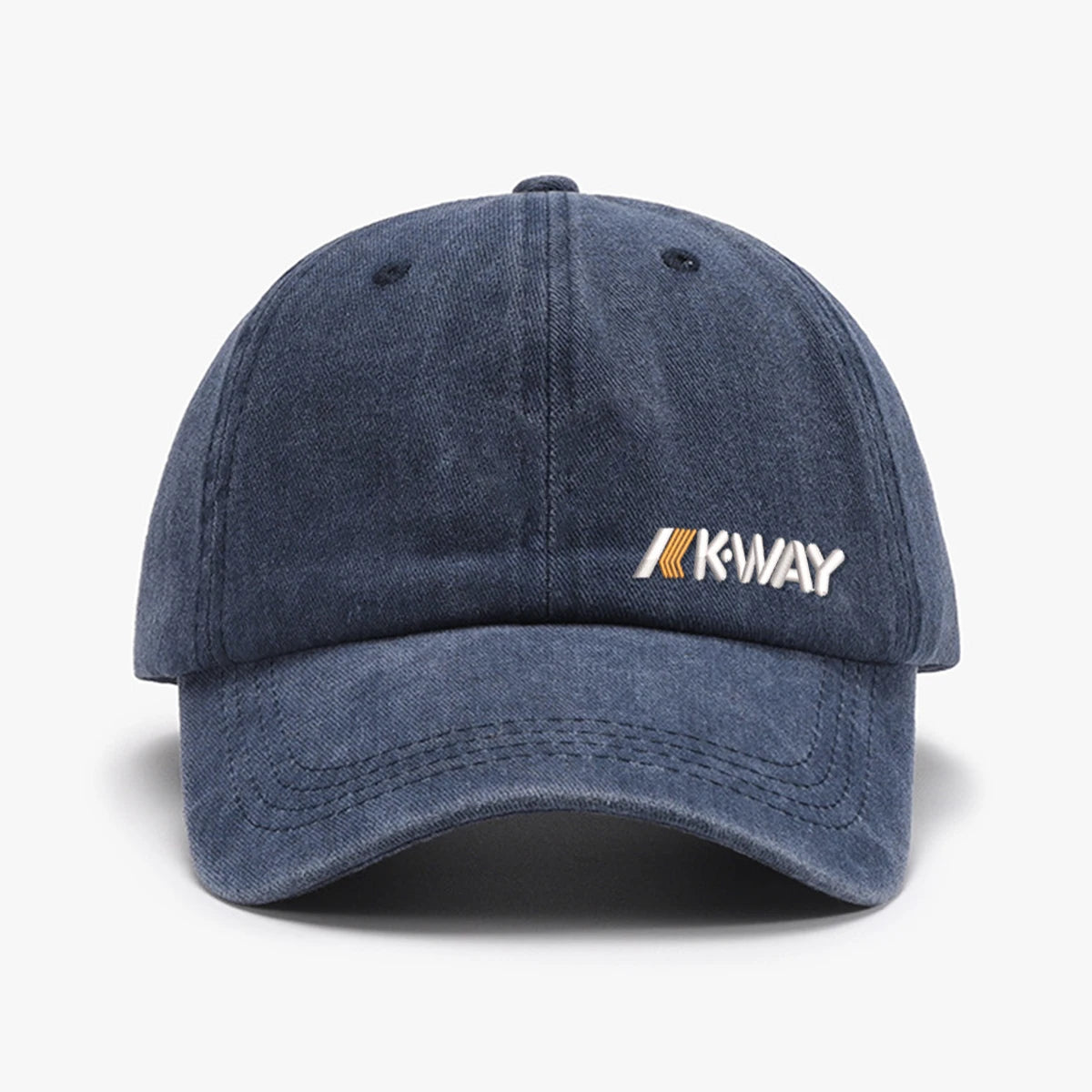 1 "Kway"embroidery printed baseball cap outdoor fashion accessory hat, adjustable, lightweight, unisex, as a holiday gift