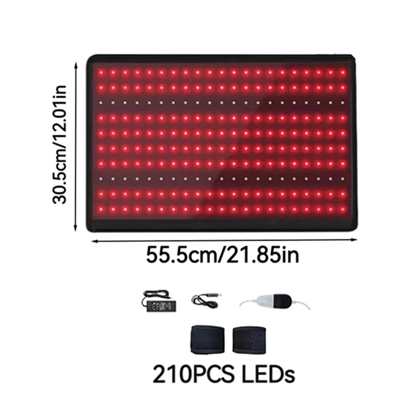 ZONGKUNG Red Light Infrared Therapy Device for Recovery Muscle Pain Fat Loss 850nm 660nm Light Wave for Neck Waist Knee Arm Belt