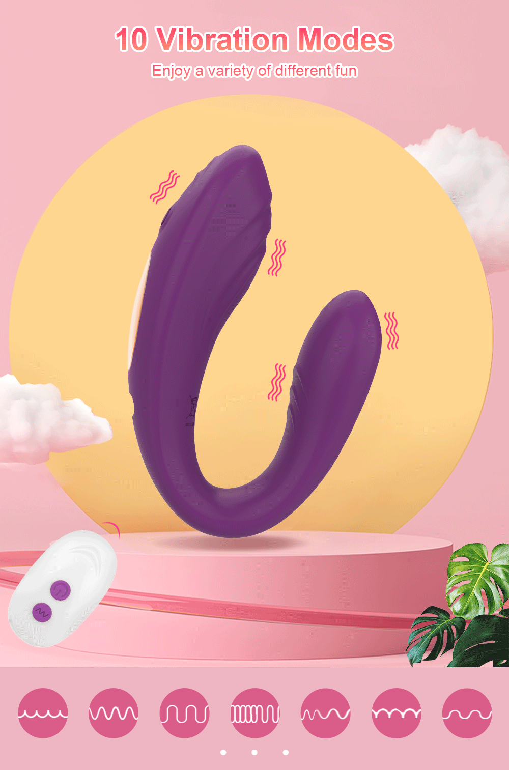 Xbonp Powerful Remote Control Vibrator Adult Sex G Spot Sexy Toys Female Clitoris Stimulator Dildo for Couples Women Panties