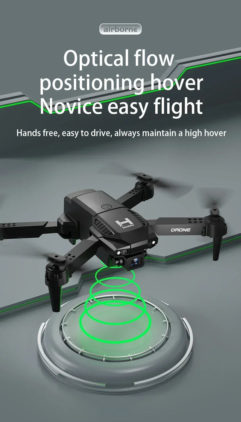 New H4 Mini Drone 4K WIFI FPV Wide Angle HD Dual8K Camera Height Hold RC Foldable Quadcopter Helicopter Toy Gift Apron Sell