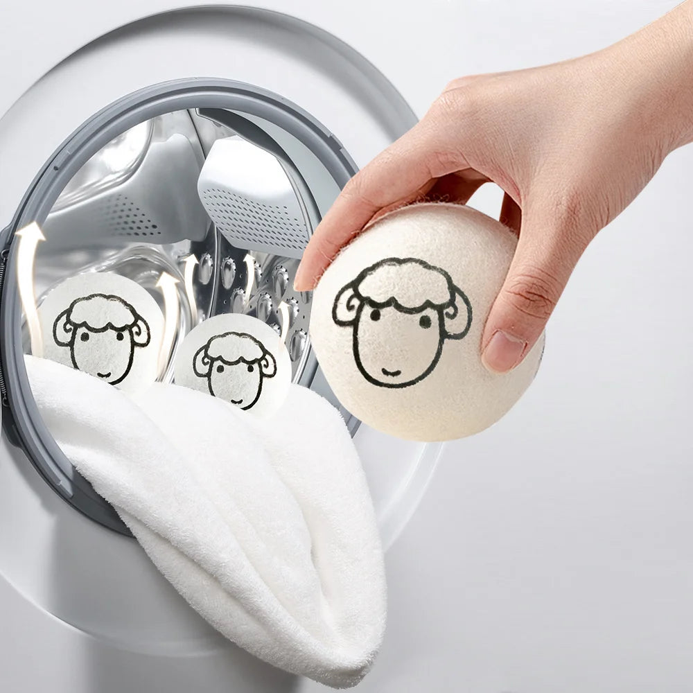 3Pcs Antistatic Special Anti-Winding Of Wool Household Drying Ball Reusable Washing Hine Parts 6Cm