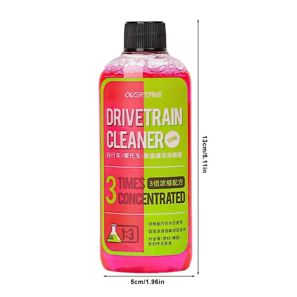 Bicycle Chain Cleaner Bike Degreaser Spray Portable Bike Chain Tool 100ml Bicycle Degreaser for Motorcycle Mountain Bikes Road