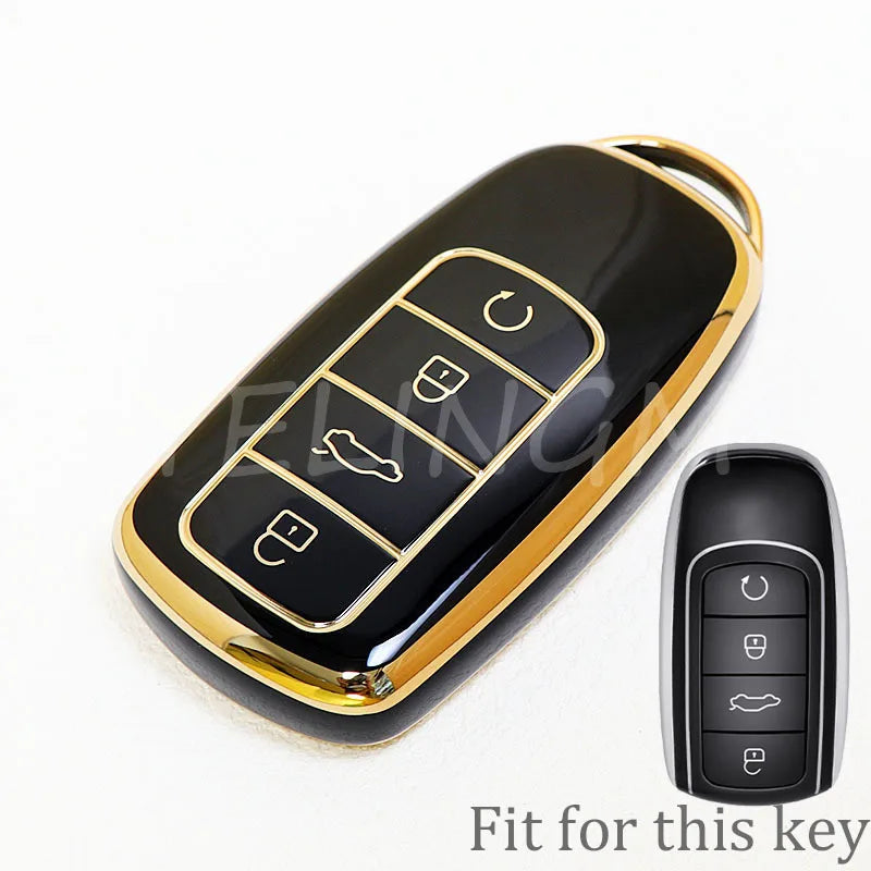 New TPU Car Remote Key Case Cover Protector for Chery Tiggo 8plus Tiggo 8 New 5 Plus 7pro Max Omoda 5 C5 Accessories