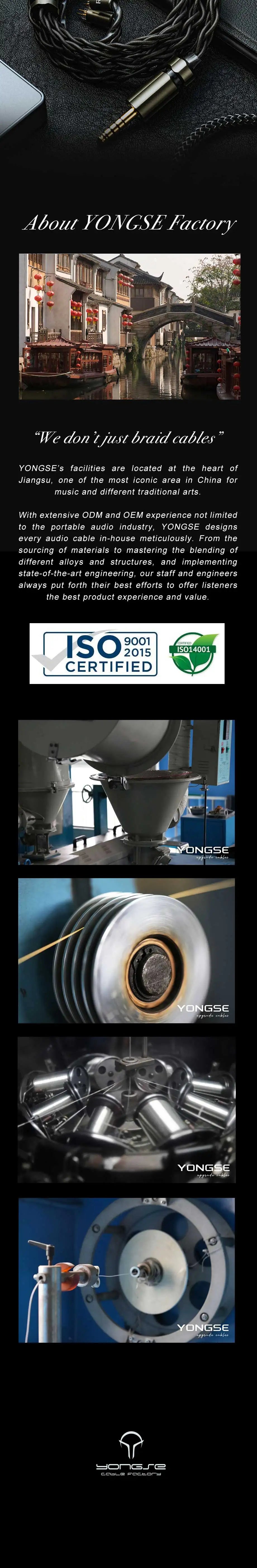 Angelears x Yongse Fujin Flagship Upgrade Cable Furukawa Cores Gold-Silver Alloy Palladium-plated Silver Pure Silver-plated OCC