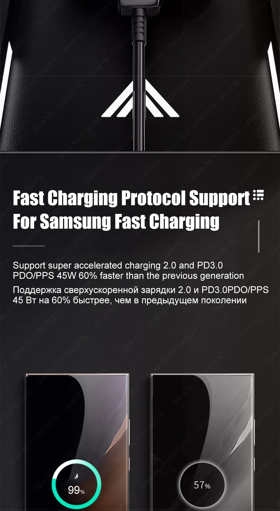 PD 45W USB Fast Charging Cable For Samsung Galaxy S24 S23 S22 S21 Ultra fe A15 A35 A54 A55 5G USB C Cable Phone Charge Date Wire