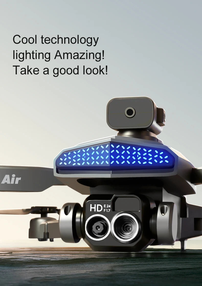 New D6 Air Drone 8K Professional 4K HD Dual ESC Camera Optical Flow 540°Obstacle Avoidance WIFI FPV RC Foldable Quadcopter Dron