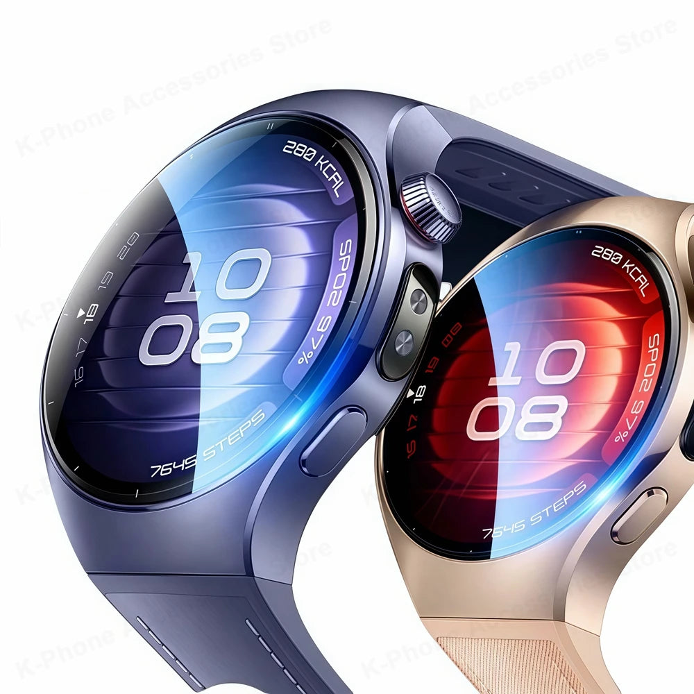 5PCS For Huawei Watch 5 Hydrogel Film Soft HD Clear Anti-scratch Full Smartwatch Screen Protector For Huawei Watch 5 46mm 42mm