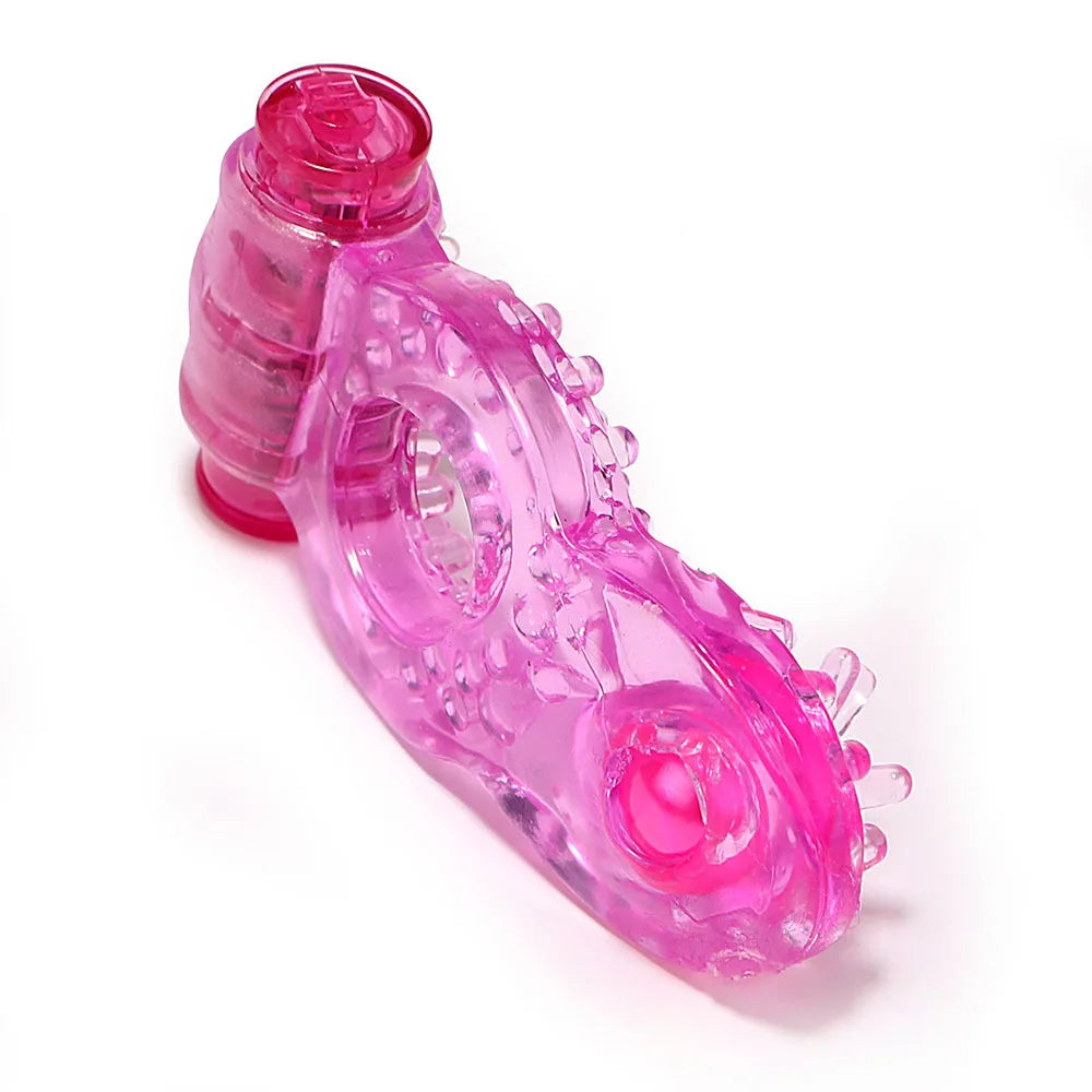 Cock Ring Vibrator Strong Penis Erect Penis Ring Crystal Butterfly Vibrating Rings Enhance Sex Ability Product Sex Toys For Men