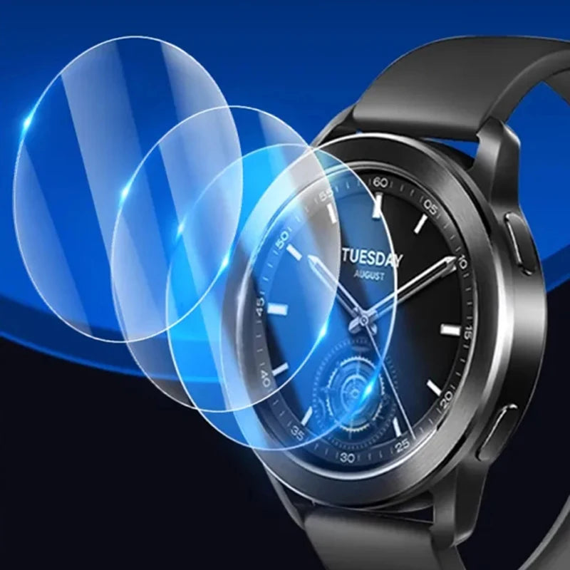 1-6Pcs Glass for Xiaomi Mi Watch S3 Smartwatch Screen Protectors Anti-scratch Tempered Glass Protective Film for Xiaomi Watch S3