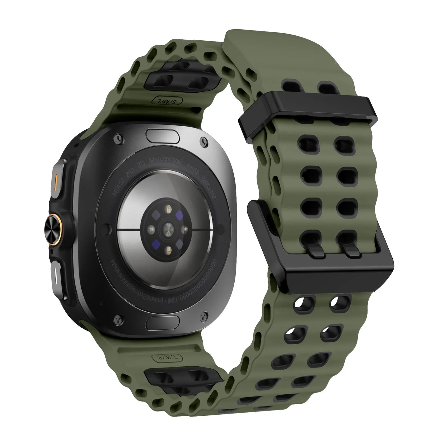 Ocean Strap for Samsung Galaxy Watch Ultra 2025 Sports Silicone Band for Galaxy Watch 8-7 Ultra 47mm Official Original Wristband