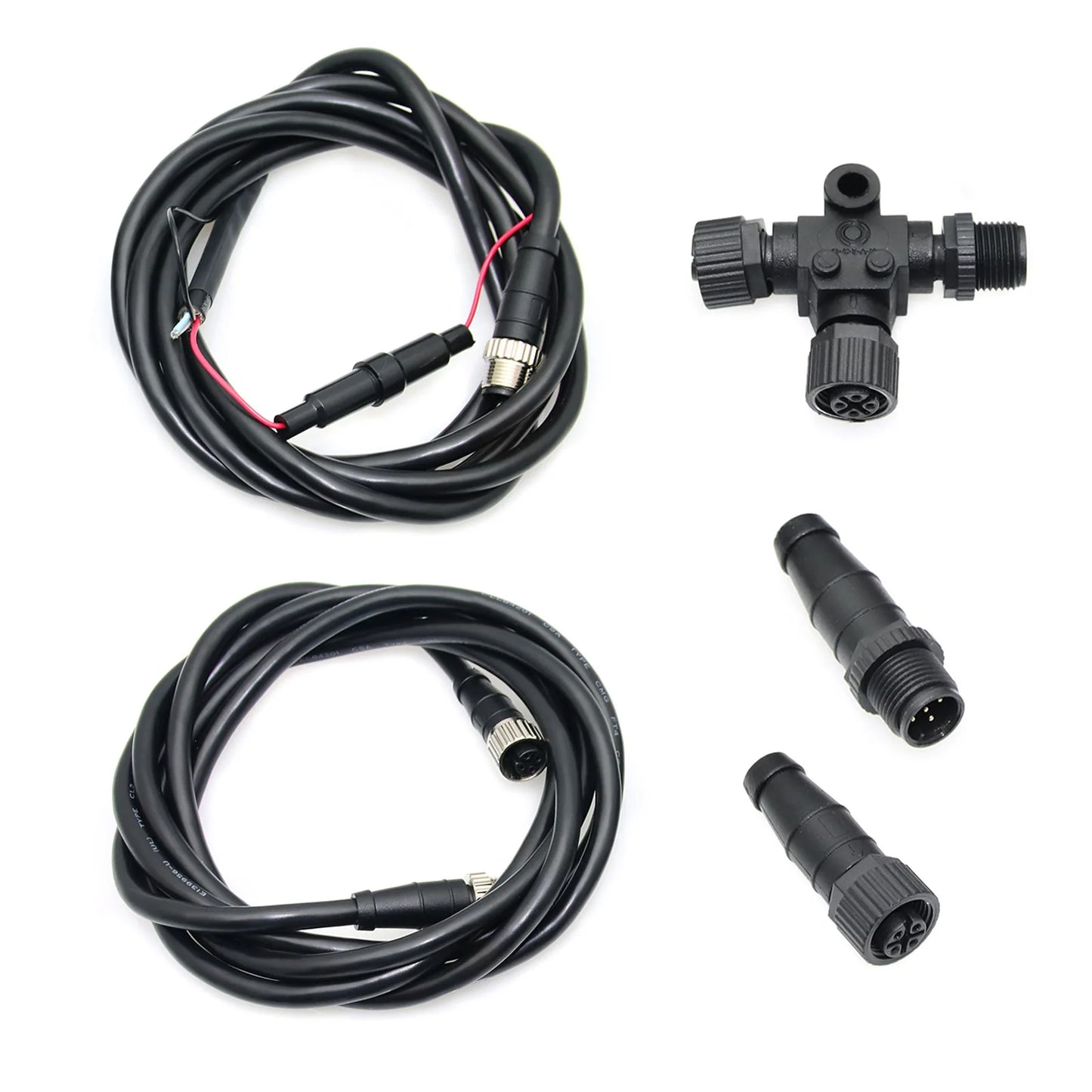NMEA 2000 T Connector Terminator 3 ports 6 ports Plug Adapter Cable 0.5m~4m Length Cables NMEA 2000 DC 9-30V ABS Car Accessories