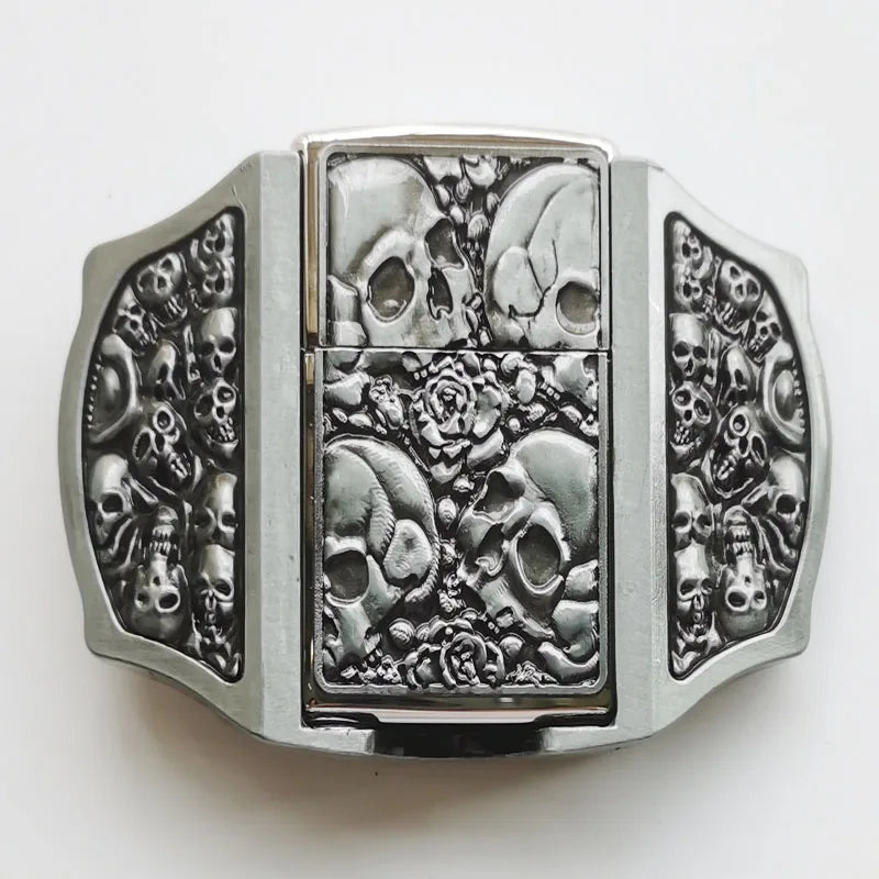 Poker PlayCard series Kerosene Lighter belt buckle, popular in Europe and America