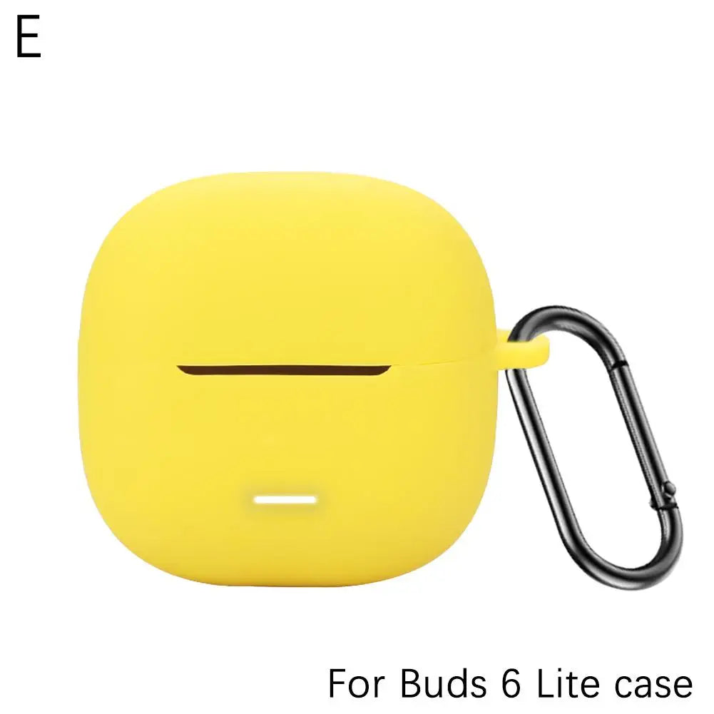Earphone Protective Cover For Xiaomi Redmi Buds 6 Lite Youth Edition Silicone Protective Case Dust-proof Anti-Drop Storage Box