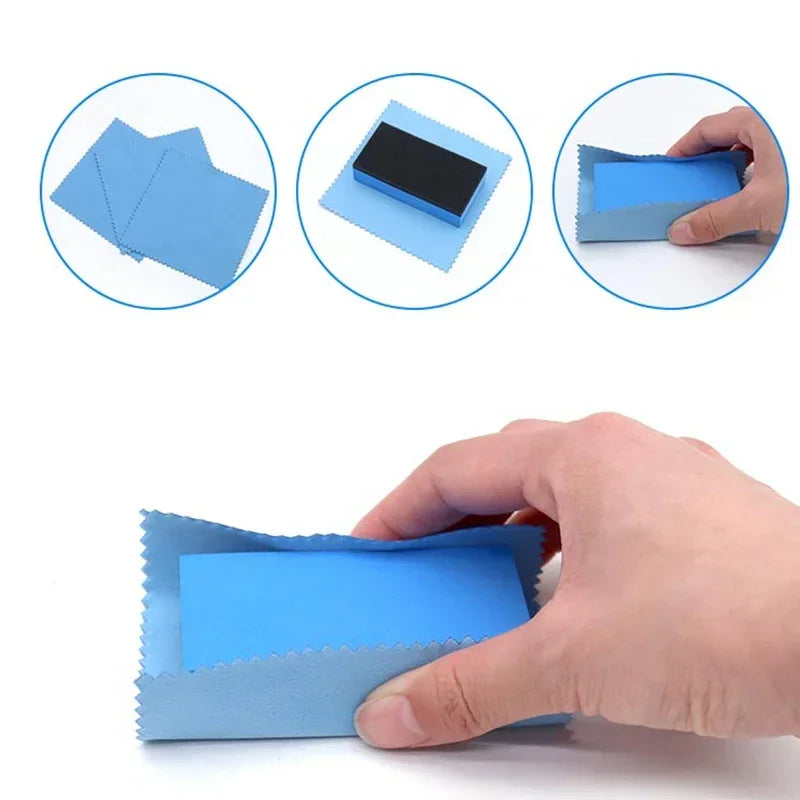 Car Ceramic Coating Sponge Applicator Glass Nano Wax Coat Sponge Wax Polishing Tire Brush Car Cleaning Tool Auto Accessories