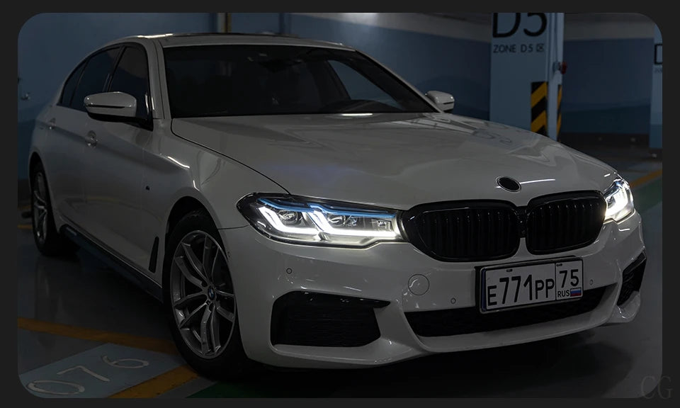 Car Styling Head Lamp for BMW 5 Series G30 Headlights 2017-2021 Headlight LED DRL Signal Projector Lens Automotive Accessories