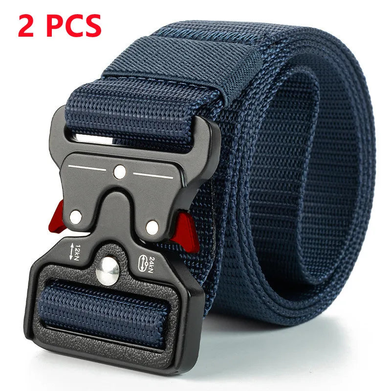 Men Belt Army Outdoor Hunting Tactical Multi Function Combat Survival High Quality Marine Corps Canvas For Nylon Male Luxury