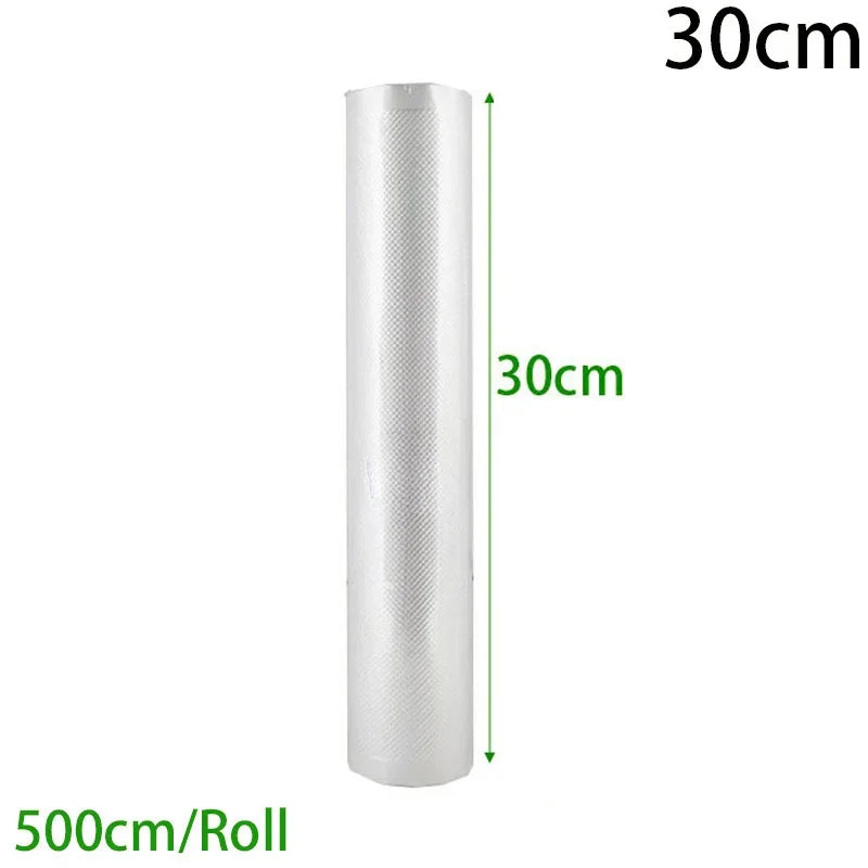 Vacuum Sealer Bags 15/20/25/28/30cm*500cm for Food Saver Sealing Machine Plastic Storage Vacuum Bag Kitchen Packer