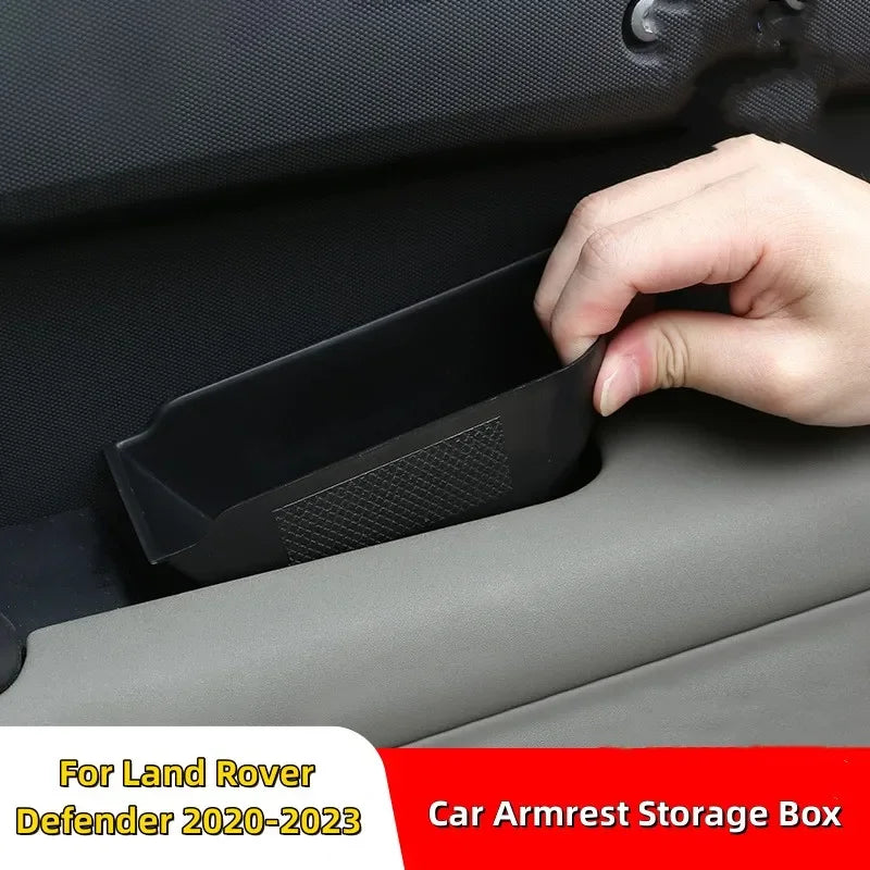 Car Door Armrest Storage Box ABS Car Organizer Car Tidying Stowing for Land Rover Defender 2020-2023