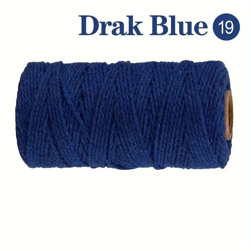 2.0cm100m Lace Cord Cotton Cord String Craft DIY Sewing Hand Woven Decorative Wall Hanging Bohemian Party Home Decor