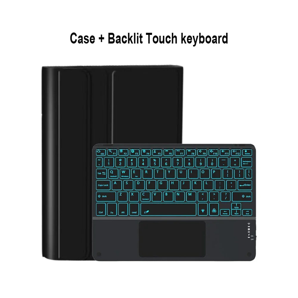 For Samsung Galaxy Tab S5e 10.5 Inch Case, Tablets Keyboard Cover for Samsung Galaxy Tab S5e 10.5 Inch SM-T720 SM-T725 Funda