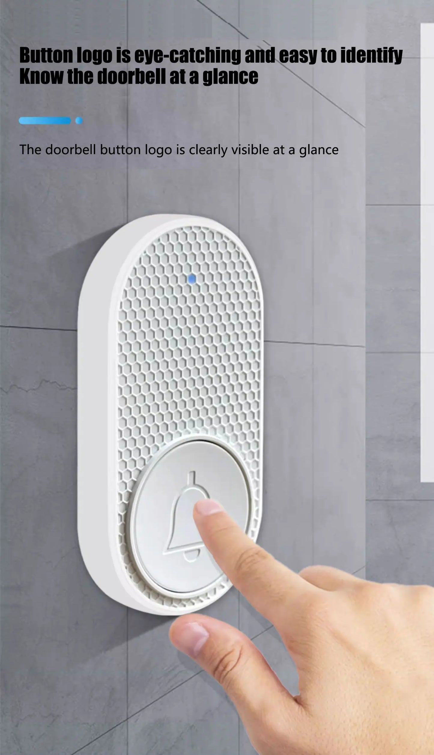 Wireless Doorbell Loud Enough With 4 Volume Levels Door Welcome Chimes Home Door Bell Intelligent 32 Songs Melodies Sound