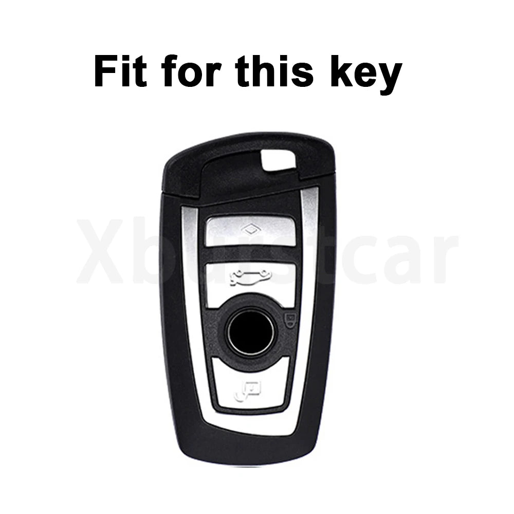 TPU Leather Car Smart Key Fob Case Cover for BMW 3 4 5 Series 320i 530i 550i F20 F21 F30 F31 F25 F01 F02 Shell Holder Protector
